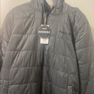 Hurley Men's Reversible Jacket - Gray